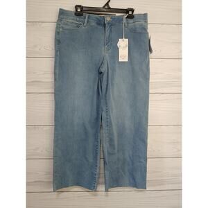 NWT Womens City Blues Wide Leg Cropped Pant sz 12